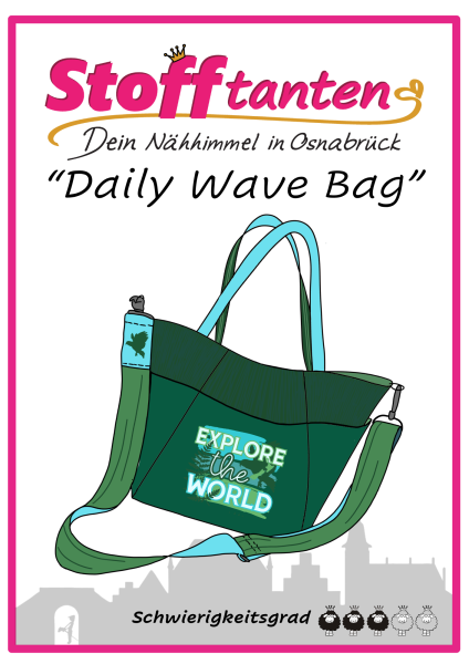 Papierschnittmuster "Daily Wave Bag"